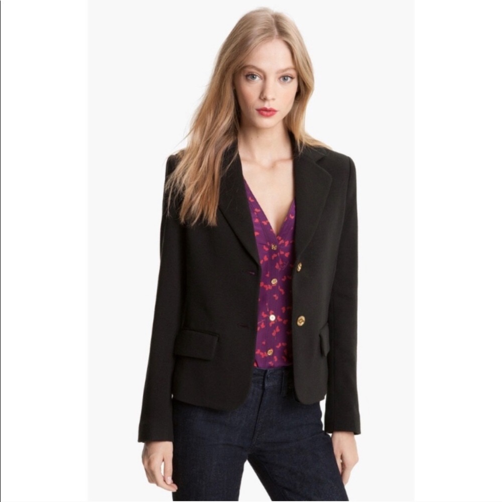 TORY BURCH Beverly Blazer Brown Size XS